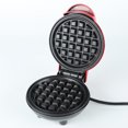 thumbnail image 3 of Mini Maker pour Gaufres Individuelles, Hash Brown, KETA Chaffles Facile à Nettoyer, Surface Antiadhésive, Rouge 110V, 3 of 5