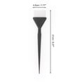 thumbnail image 2 of Unique Bargains 1 Pc Durable Medium Hair Dye Brush for Bathroom for Hotel Plastic Black, 2 of 4