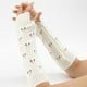 thumbnail image 5 of 2 Paar Handgelenk Arm Handwärmer Fäustlinge Stricken Damen Winter Halbfinger Yinane guantes largos sin dedos, 5 of 8