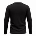 thumbnail image 4 of biudgviw Henley Shirts for Men Long Sleeve Ribbed Knit Button T-Shirt Casual Stylish Loose Fit Tops Fall Clothes Comfy Undershirts(Black,3X-Large), 4 of 5