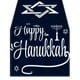 thumbnail image 1 of Camino de mesa de Hanukkah con diseño de estrella de David para comidas festivas, mantel de cocina, festival, menorá, celebración con velas, 1 of 7