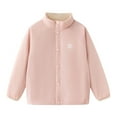 thumbnail image 5 of CYRBOKO Girls Jackets, Windproof Full Zip Lightweight Thermal Winter Outerwear Pink Size 7-8 T, 5 of 6
