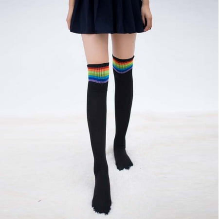 

Women Winter Warm Cable Long Boot Socks Over Knee Thigh High Stockings BK