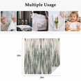 thumbnail image 5 of Cloth Napkins Set of 2 - 20x20 Inches, Sage Green Vintage Washable Reusable Table Napkins, Stripes Painting Retro Abstract Art Soft & Absortbent Dining Napkin for Party Wedding Hotel Restaurant, 5 of 8