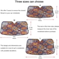 thumbnail image 5 of GZHJMY Mexican Ceramic Tile Pattern Car Windshield Sunshade Front Auto Sun Shield Shade Visor Vehicle Accessories, 55" × 27.6"（727）, 5 of 7