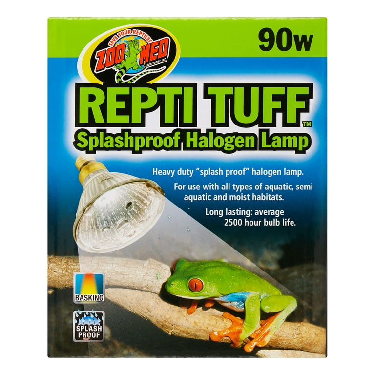 Zoo Med Repti Tuff Splashproof Halogen Lamp, 90 Watt - Walmart.com