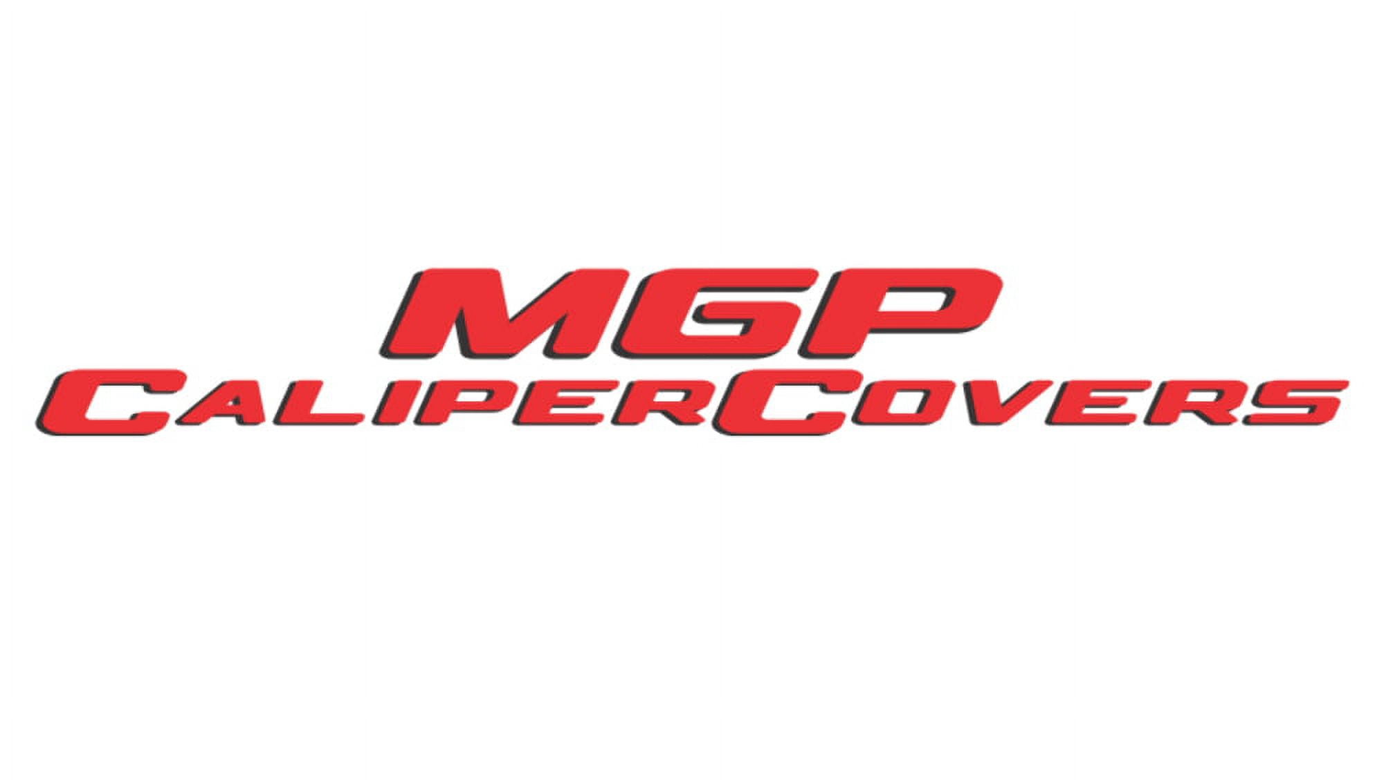 MGP 4 Caliper Covers Engraved Front & Rear Gen 5/Camaro Black finish silver ch Fits select: 2017 CHEVROLET CAMARO LS/LT, 2018 CHEVROLET CAMARO LT