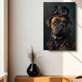 thumbnail image 4 of Bullmastiff Dog Canvas Painting Canvas Art Prints Bathroom Artwork for Wall Living Room Bedroom Bathroom Wall Art Framed Art Wall Decor Wood Wall Hanging Art, 4 of 6