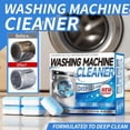 thumbnail image 3 of Washing Machine Cleaner Tablets, 24-Count Drum Deodorizer And Descaler, HE Front Load Tub Maintenance Tabs, Septic Safe Internal Part Cleaner, Deep Cleaning Solution, 3 of 7
