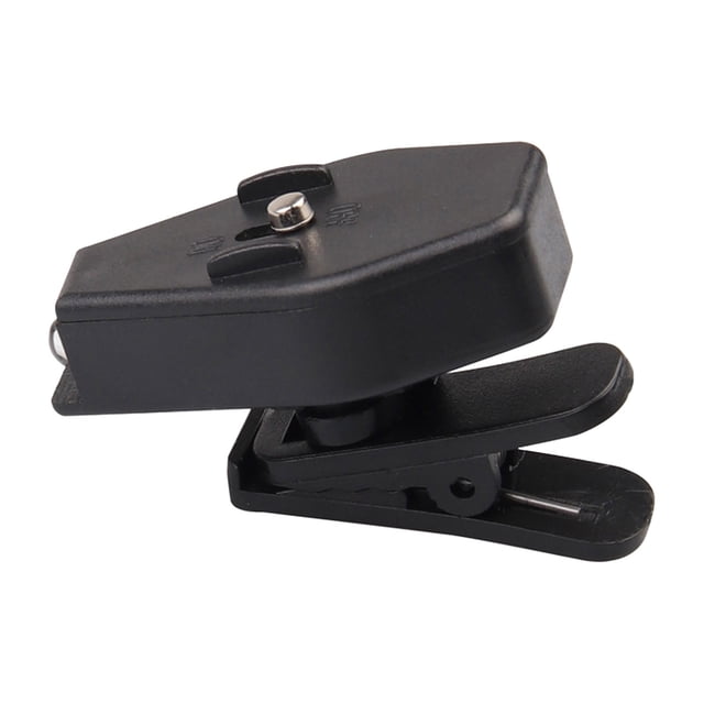 Mini Lunettes à Clip LED Noires ABS 360 Rotatives pour Lecture de Nuit