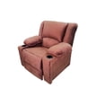 thumbnail image 2 of Sillón Reclinable Sheraton Tu Espacio Muebles Suede Chocolate, 2 of 4