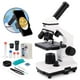 LAKWAR Microscope pour les Enfants et les Étudiants, 100x-2000x Microscope Scientifique Débutant avec des Diapositives pour l'Enseignement à Domicile en Laboratoire Scolaire – image 1 sur 7