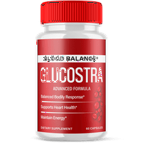 Glucostra Blood Balance Support Pills Advanced Formula Vitamin Supplement 60 Capsules