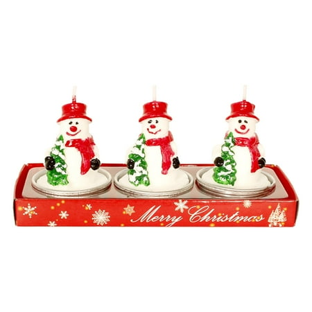 

Gaiseeis 3pcs Christmas Children s Candle Decoration Set Christmas Eve Party Decoration Multicolor