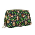 thumbnail image 2 of Rateoe Cute Hedgehogs Cactus Blue for Travel Makeup Bag,Large Capacity Cosmetic Bags for Women,Waterproof Portable Pouch Open Flat Toiletry Bag Make up Organizer, 2 of 8