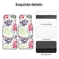 thumbnail image 5 of ZNDUO Waterproof Non-slip Car Floor Mats, Abstract Graffiti Spotted Flower Art Pattern All-Weather Car Mats Universal Floor Liner Car Accessories, 4 Piece, 5 of 6