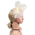 thumbnail image 2 of Kentucky Derby Hats for Women CQXIDFH Bohemian Turban Head Wrap, Soft Daily Hair Cover Scarf for All Day Wear (Beige, One Size), 2 of 7
