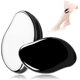 thumbnail image 1 of Dos maquinillas de afeitar de cristal, depiladora de cristal portátil gratuita, adecuada para exfoliación femenina y masculina. Depilación mágica sin dolor, adecuada para piel suave y brillante (negro, 1 of 5