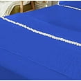 thumbnail image 7 of DNG Creations 4 Piece Pom Pom Sheet Set 100% Egyptian Cotton, White Pom-Pom Fringe Solid Pattern 10 Inch Deep Pocket ( Solid Royal Blue - King ), 7 of 7