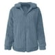 thumbnail image 4 of Chaquetas y abrigos casuales sin capucha de manga larga para mujer, cárdigan a rayas de primavera e invierno, abrigo corto para mujer, 4 of 6