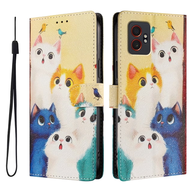 FOXDOCK Funda Tipo Cartera para Samsung Galaxy X Cover 7 Pro con Soporte y Correa – Diseño de Patrones Lindos