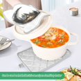 thumbnail image 3 of Yayeee Pot Holders Kitchen Heat Resistant with Pocket 7"x9.8" Cotton Oven Cooking Hot Pads, Moon House, 3 of 7