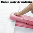 thumbnail image 4 of Macaron Color Stapler, Multi Functional Stapler, Easy Binding Comfortable Grip, Metal Frame, for Home Office Use, Office Binding, Compact Design, High Capacity Stapler, Professional Workstation,, 4 of 8