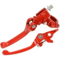 thumbnail image 6 of Red Brake Folding Clutch Lever with Perch for 7/8" Handlebar 110cc 125cc SSR125 SSR70 TTR125 Xmotos Apollo Thumpstar 125 CRF50 XR klx 140 Chinese Pit Dirt Bike Motorcycle, 6 of 16