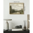 thumbnail image 5 of Drsoum Vintage Country Road Wall Art 11x14in Natural Framed Rustic Retro Landscape Prints Farmhouse Classic Decorations for Living Room Bedroom, 5 of 6