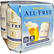 Suntory All Free Sparkling Malt Hops Beverage cans 11.8fl oz x 4/350ml x 4