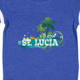 thumbnail image 4 of Inktastic St Lucia Vacation Cruise Trip Boys or Girls Baby Bodysuit, 4 of 5