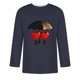 thumbnail image 4 of Camisas de Manga Larga para los Hombres Día de San Valentín Impresión Cuello Redondo Moda Casual, Mezcla de Poliéster de Lino de Algodón para Primavera Verano, 4 of 8