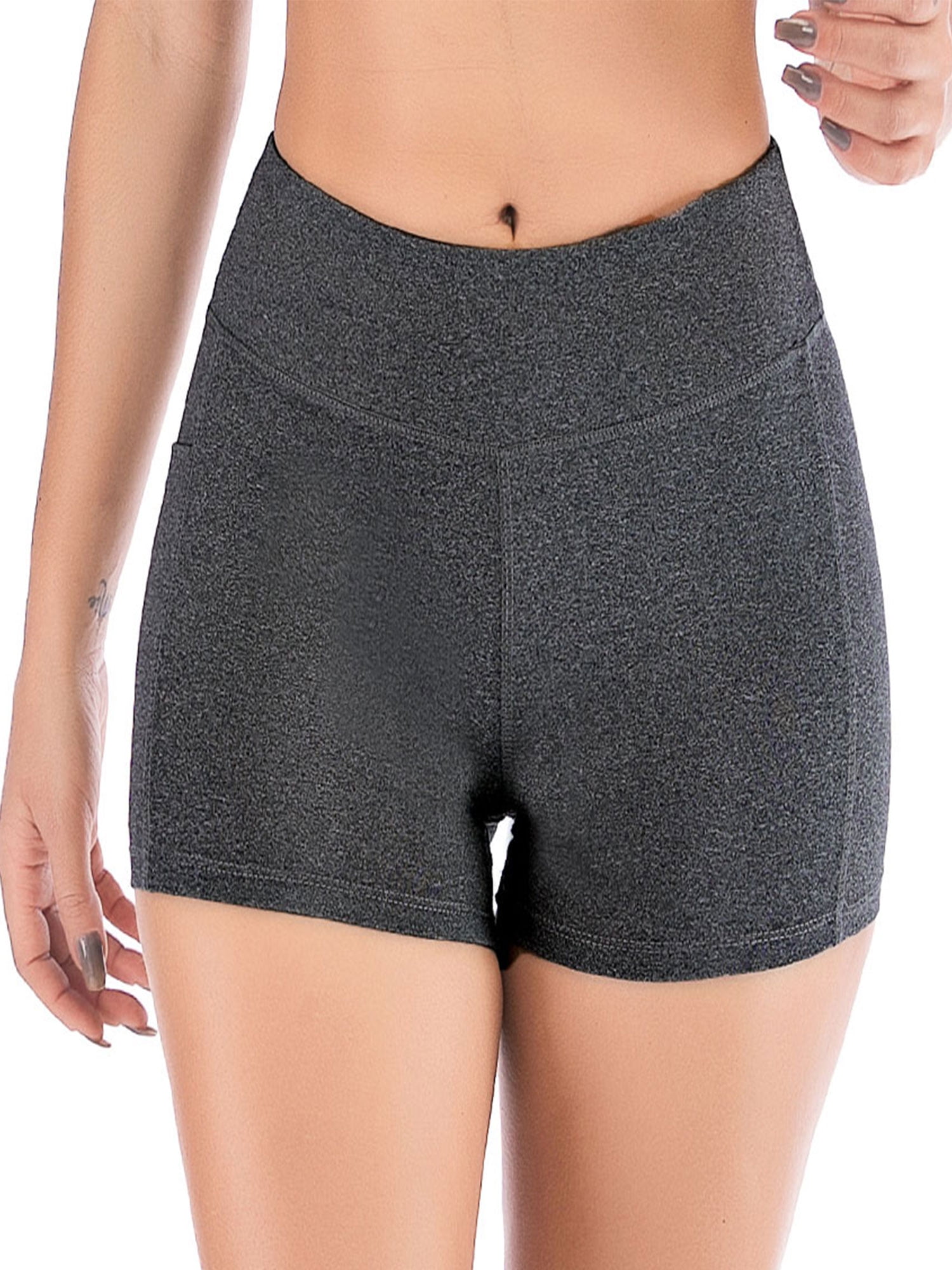 biker shorts with tummy control
