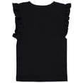 thumbnail image 2 of Jolie & Joy Girls' Ruffle T-Shirt Color: black Size: 16, 2 of 3