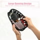 thumbnail image 3 of Bolsa de maquillaje transparente Unique Bargains organizador para viajes PVC negro, 3 of 7