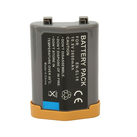 ZOUSSIQI EN EL18 Battery 10.8V 2600mAh Camera Replacement Lithium Ion Battery for Nikon D4 D5 D4S D6 D800 D850 D500 EL225#64674