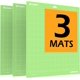 thumbnail image 1 of Tapetes de corte para Cricut Maker 3/Explore 3/Maker/Air 2 3 tapetes de 12 x 12 pulgadas, agarre adhesivo estándar, tapete de corte de repuesto verde de 12 x 12 pulgadas para Cricut, 1 of 5