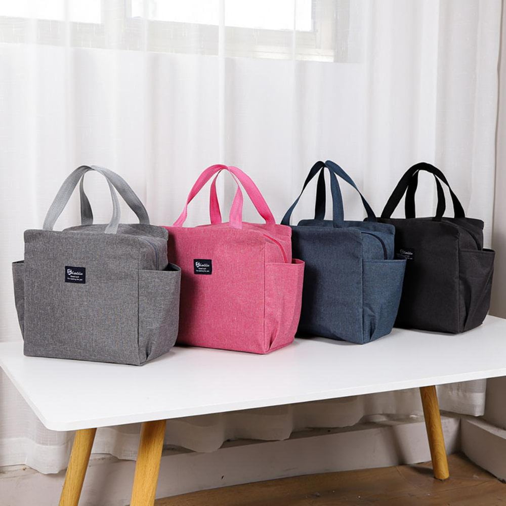 Durable Insulated Lunch Bag Waterproof Wide Open Tote Bag Reusable Lunch Box for Office School Outdoor