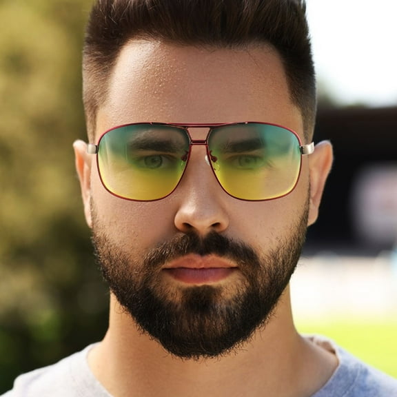 KONTONTY Polarized Men Sunglasses for Driving and Fishing Anti-Glare Stylish Sunglasses for Outdoor Activities  Mens Sun Glasses Sport Sunglasses