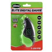 Slime Elite Digital Tire Gauge 5-150 Psi - 20475 Green & Black, Works with Multiple Vehicle Make