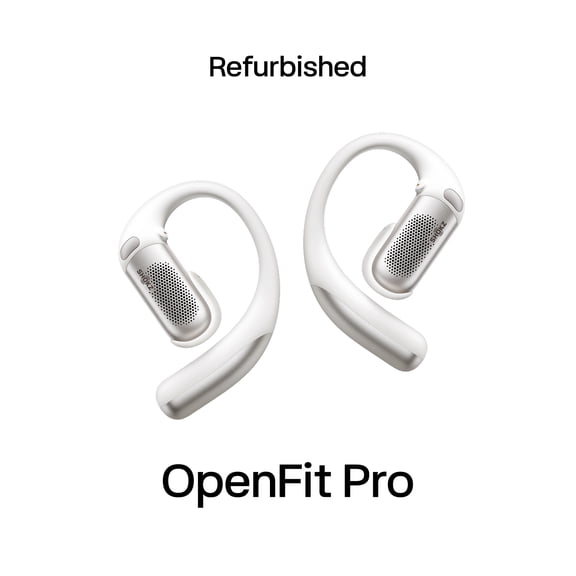 Restored Shokz OpenRun USB-C Charging Bone Conduction Waterproof Bluetooth Sports Headphones, Black