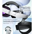 thumbnail image 7 of Head Strap Battery Compatible with Meta Quest 3S/Quest 3-10000mAh Elite Strap with Battery Pack Extend Playtime - Enhanced Support for Quest 3S - Replacement Battery Head Strap Accessories, 7 of 7