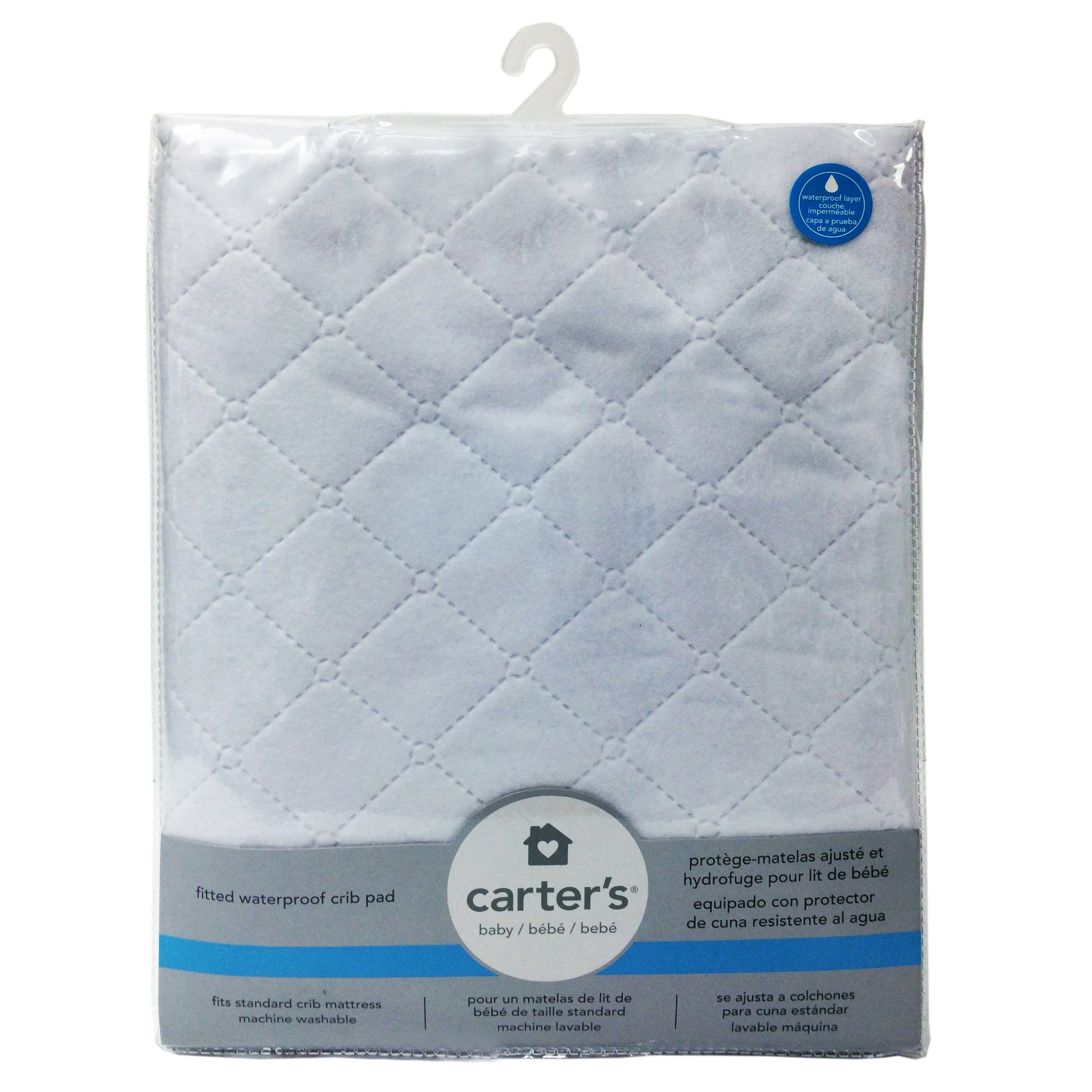 Carter's Waterproof pad Fitted Crib Pad 28 x 52