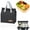 Black, variant on Lunch Bag, insulated Lunch Box for Women Men, Simple Small Lunch tote Reusable Lunch Box Containers Thermal Bento Cooler Bag for Work Office Picnic Or Travel (Pink)