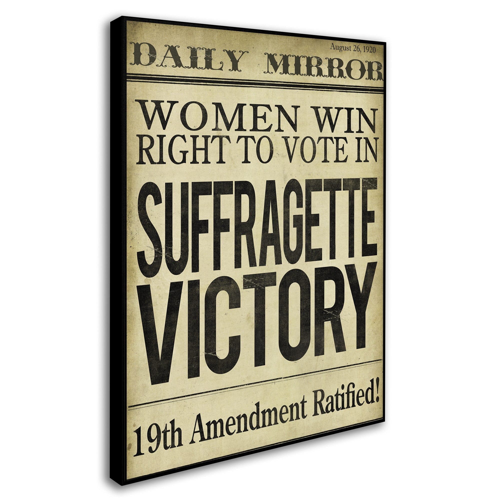 Trademark Fine Art "Women?s Right to Vote" Canvas Art by Color Bakery