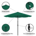 thumbnail image 3 of Pure Garden 10FT Patio Umbrella - Auto Tilt and Vented Canopy (Hunter Green), 3 of 7