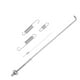 thumbnail image 5 of Kit De Resortes De Motocicleta De 5 Uds, Resorte De Soporte Lateral De Patada De Palanca De Freno Para C70 CL70 CT70 SL70, 5 of 5