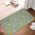 thumbnail image 5 of Xecao Pig Face With Sunflower print Flannel Mat: Non-slip, 16x24in. Ideal for kitchen, bedroom, bath & living room., 5 of 9