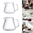 thumbnail image 2 of POYOGA 2PCS Clear Glass French Press Styles Coffee Tea Brewing Pot For Daily Home Use, 2 of 10