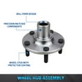 thumbnail image 2 of Bode-man Pair Front Wheel Hub and Bearing Repair Kit for 2010-2013 Ford Transit Connect, 2 of 7